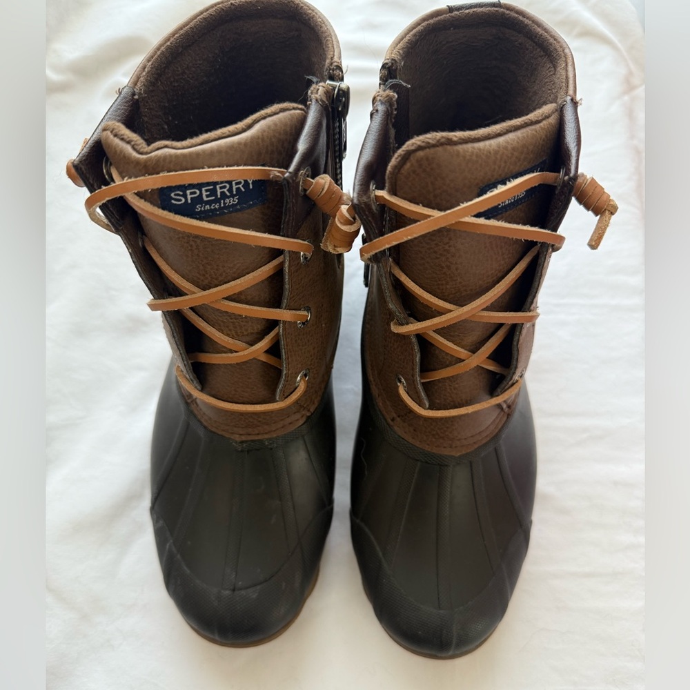 Sperry Boots: Women's Syren Gulf Brown Boot, Brown Women’s 7.5